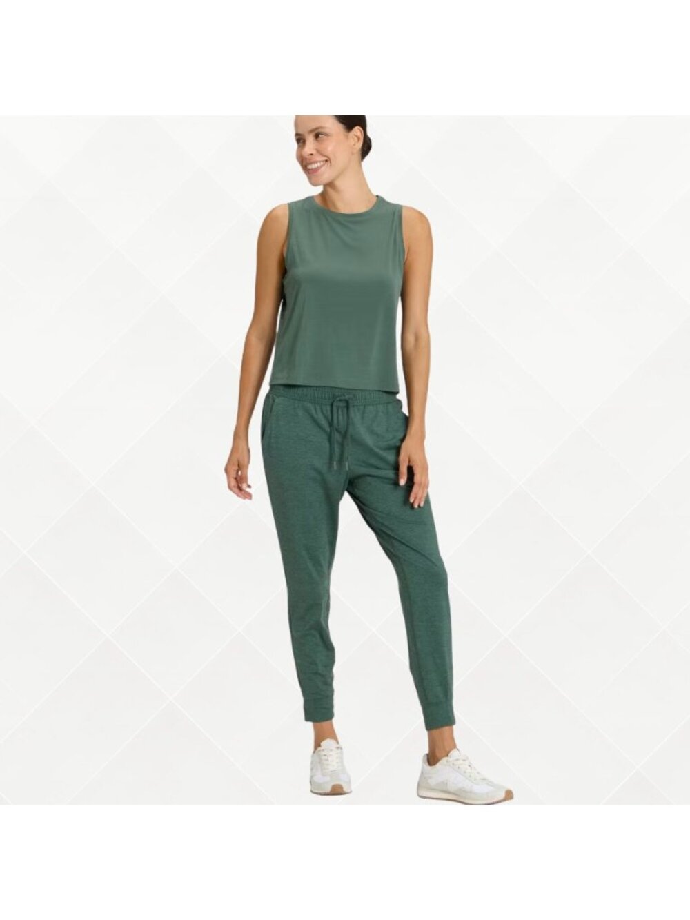 All in Motion Joggers • XS • NWT • Heathered Dark Green • Stretch